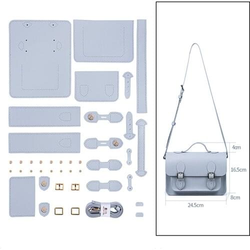 Fashion DIY Semi-Product Genuine Leather Bag Material Tool Set Cowhide Leather Stitching Pieces Leather Punch Sewing Tool Set