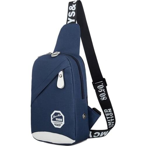 3 Colors Chest Bag Men Women Waterproof Handbag Zipper Durable Shoulder Casual Bag Mens Chest Bag High Quality