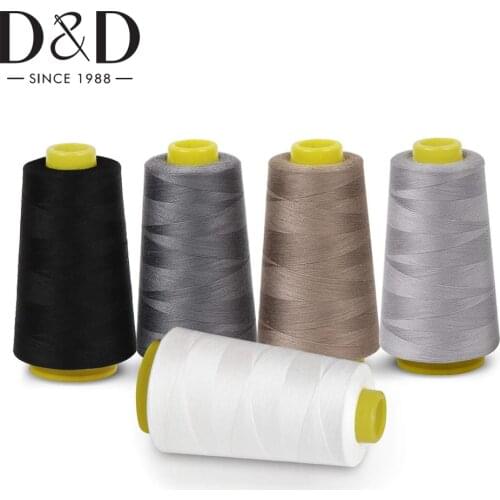 2500 yards Sewing Thread 40S/2 Strong And Durable Polyester Thread Cross Stitch Threads for Sewing Machine DIY Sewing Tools