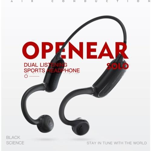 New concept touch bone conduction Bluetooth headset hanging ear hanging neck sports wireless bone sensing riding waterproof