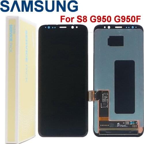 Original LCD Display For Samsung Galaxy S8 G950 G950F SM-G950F/DS G950fg With defect Lcd Display Touch Screen Digitize Assembly