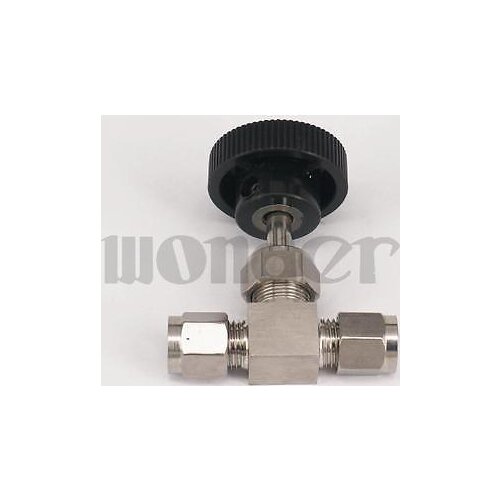 Fit 1/2" OD Tube 304 Stainless Steel Shut Off Flow Control Needle Valve Compression Fitting 915 PSI