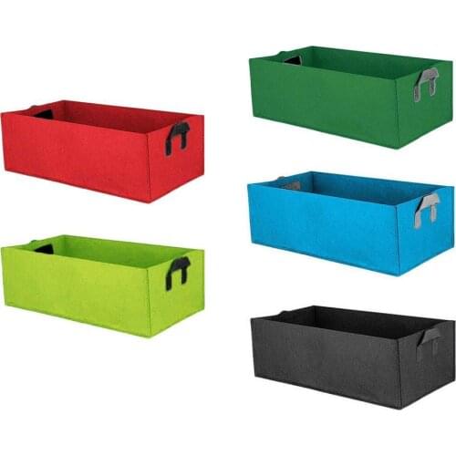 Rectangular Felt Non-woven Planting Bag Flower Vegetable Plant Bag Growing Seedling W1W5