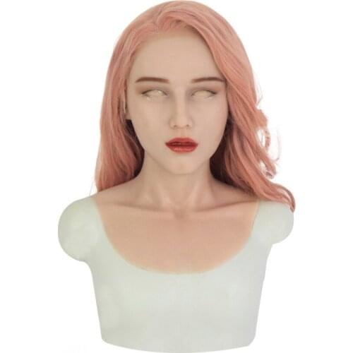 Silicone Face Simulation Skin Drag Lovers Masquerade Party Drag Queen Halloween Dress Up