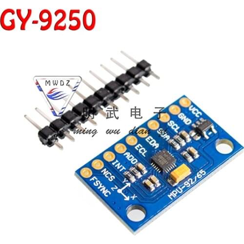 SPI/IIC GY-9250 MPU 9250 MPU-9250 9-Axis Attitude +Gyro+Accelerator+Magnetometer Sensor Module MPU9250 for arduino