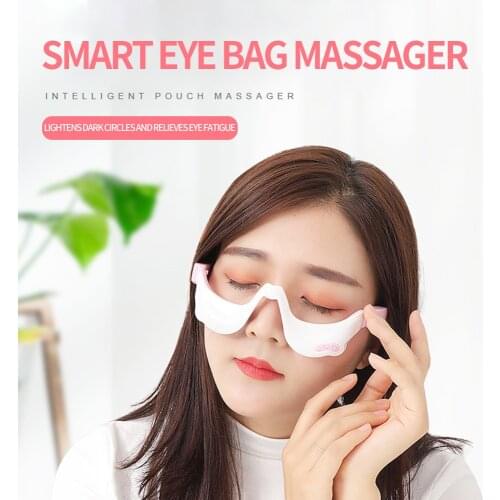 Smart Eye Massager Heating Vibration USB Charging Anti Dark Circle Electric Therapy Eye Fatigue Relief Beauty Care Eye Protector