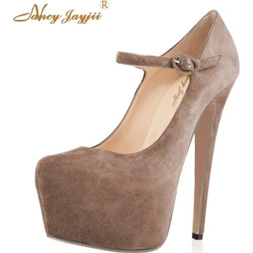 Women Pumps Coffee Blue Spring Autumn Thin Heels Pointed Toe Party Wedding Lace-Up Fashion Sexy Ankle Strap Shoes Woman 38