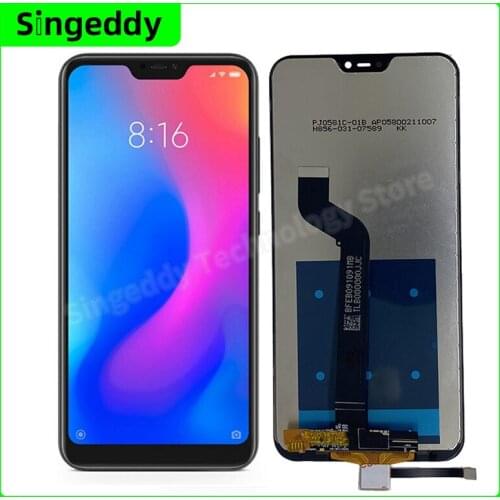 Touch Screen LCD For Xiaomi mi A2 Lite Redmi 6 pro 6pro miA2Lite 5.84'' TFT 2280*1080 Complete Assembly Replacement Display