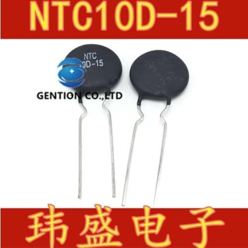 20PCS NTC10D-15 thermistor negative temperature of thermistor in stock 100% new and original