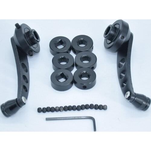 3.94" 2Pcs/Set Universal Aluminum WINDOW/WINDER/DOOR Crank Handle For Car Truck Pickup Door Winder Riser Kit