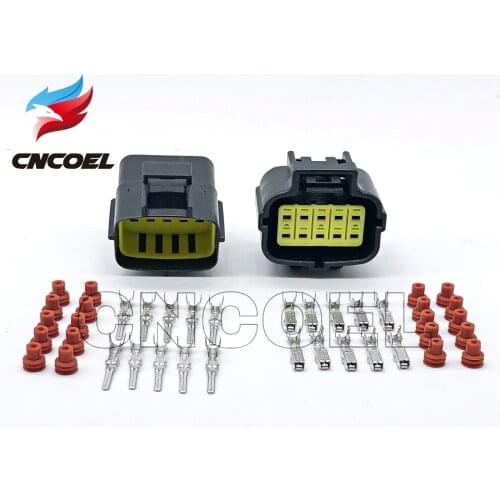 5Set TYCO/AMP 10 Pin 174655-2/174656-7 174657-2 Female Male Plug Electrical Waterproof Auto Connector Denso