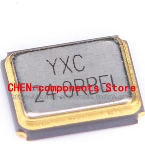 5pcs SMD passive crystal YSX321SL 24MHz 10ppm 18pF X322524MRB4SI 4 feet