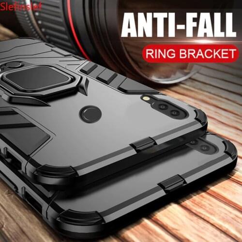 Armor case For Huawei P Smart 2019 Case Magnetic Finger Ring Holder Bumper Cover For Huawei honor 20 10i 8A nova 5t lite Case