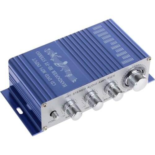 CD / DVD / MP3 Input Hi-Fi Car Stereo Audio Amplifier RMS 20W + 10W