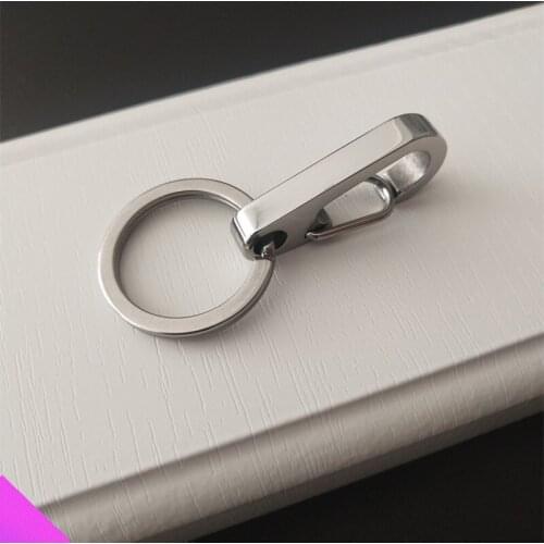 Keychain chain ring stainless steel daily necessities jewelry can be connected to the photo frame pendant new product