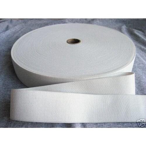 1 Roll Braided Elastic Rubber band 5m 8m 40m White Black Knitted Elastic