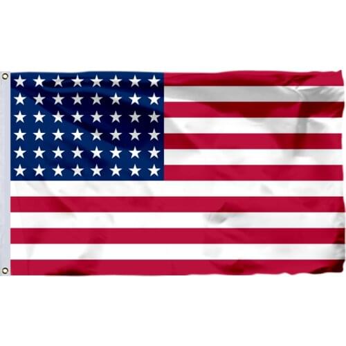 US History Flag 48 Stars Flag 1912-1959 3x5FT 120g 100D Polyester United States Banner