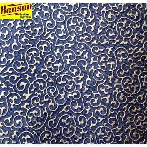 Synthetic PVC decorative Paws embossed leather material