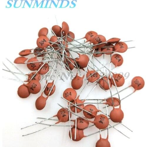 500pcs 50V 104PF 100NF 0.1 UF Ceramic Capacitors / 104pf disk Ceramic Disc Capacitors