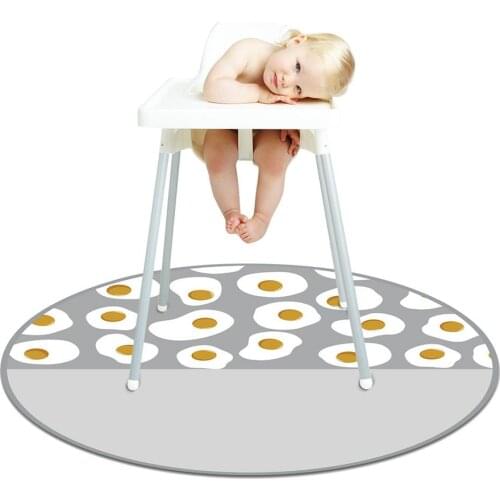 Baby Splat Mat Non Slip Floor Play Mat Waterproof Under High Chair Mat Picnic Mat Play Mat For Protects Floor Tabletop