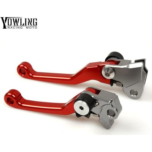 Red CNC Pivot Brake Clutch Levers for Honda CRF250R CRF450R CRF 250R 450R 2007 2008 2009 2010 2011 2012 2013 2014 2015 2016