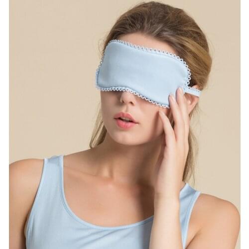 100%Natural Silk Eye-mask Sleep Blinder Breathable Healthy soft sleep eye Comfortable fabric Candy colors Elastic band