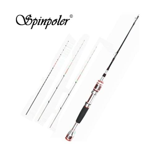 Spinpoler Soft Tip Japan Carbon Fishing Rod Ultralight 3 Tips Half- Full Titanium Alloy River Raft Fishing Pole Fishing Tackle