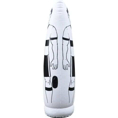 1.75m Adult Children Inflatable Football Training Goal Keeper Tumbler Air Soccer Train Dummy can CSV