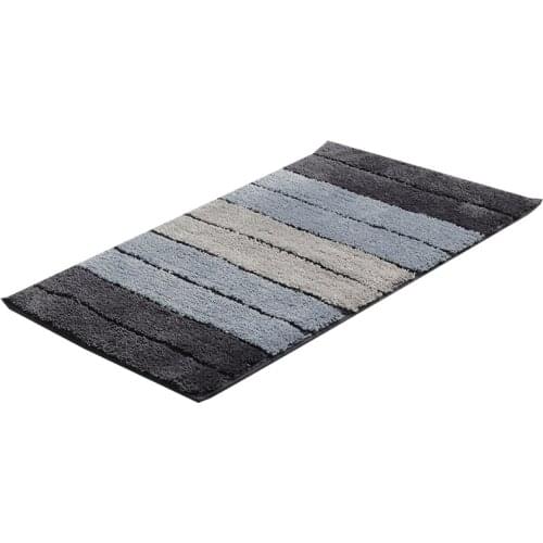 Non-Slip Bath Mat, Bathroom Carpet, Fluffy Microfiber Bath Mat, Bathroom Rugs for Shower, Bathtub & Toilet