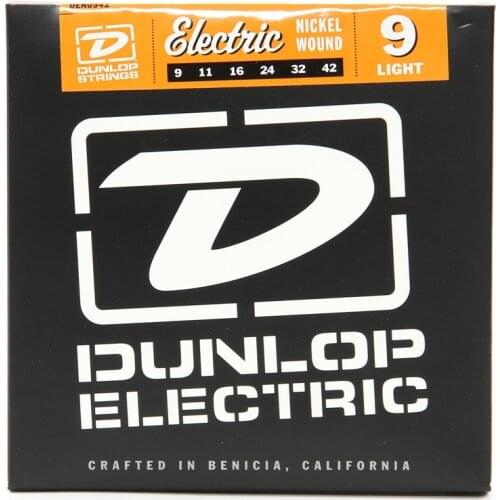 Dunlop Nickel Plated Steel Electric Strings 5 Models for Choosing DEN0942 DEN0946 DEN1046 DEN1052 DEN1150