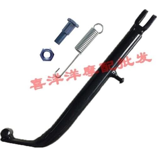 Motorcycle Kickstand Side lining Stands Kick Foot Bracket Set With Spring Bolt Vintage for Honda WY125 WY 125 125cc