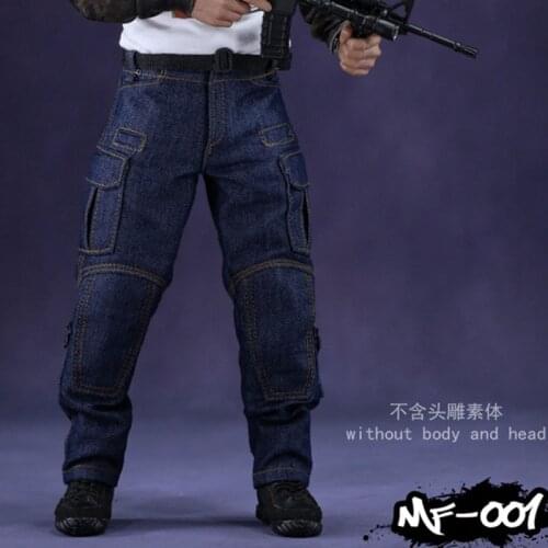 In Stock 1/6 Scale Men Soldiers Figure Accessory Modern Parts Model Pants Tactical Jeans for 12 Inch Men Puppets Body