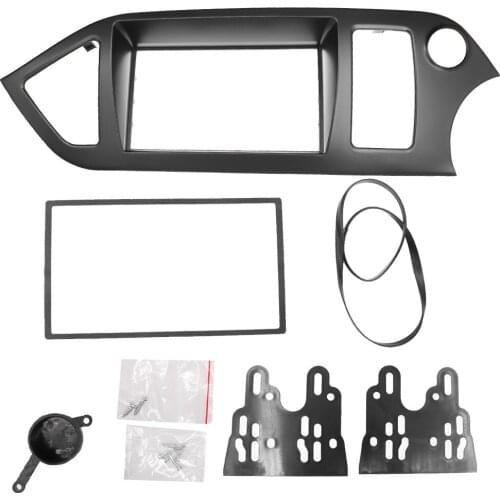2 Din Car Radio fascia for KIA Morning Picanto LHD Installation Kits Facia Plate DVD Panel Stereo Kit