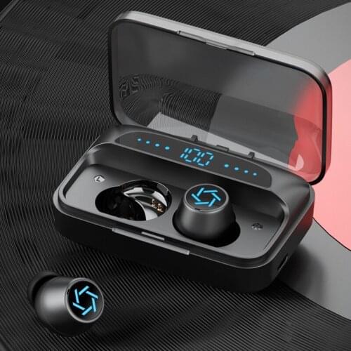 5.0 Mini Bluetooth Wireless Earphones In-ear Waterproof Headphone Noise Cancelling Sports Headphones Portable Audio Accessories