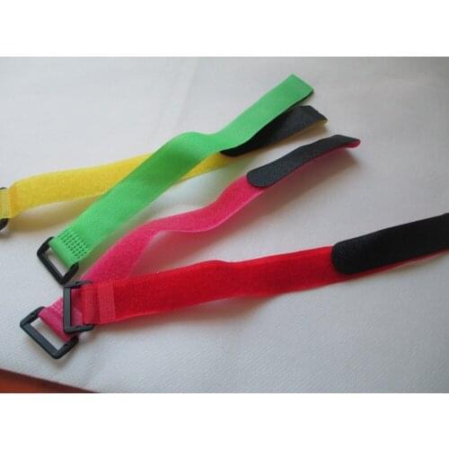 Fixmee 50pc onepack Reusable Cable Ties Straps with Plastic button Strip Nylon Strap with Buckle 20*300mm Hook