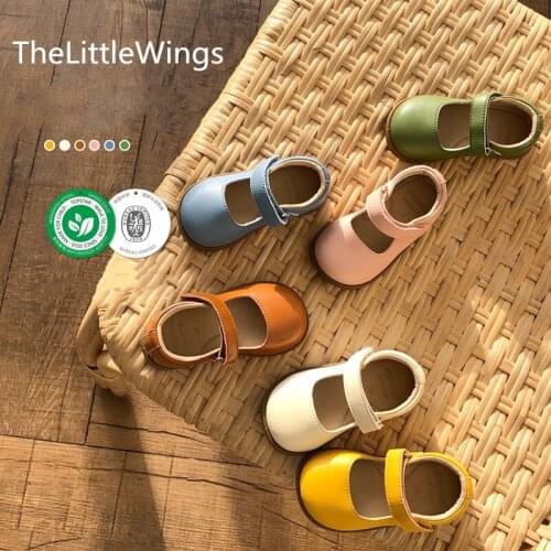 Childrens Wedding Shoes 2021 New Korean Princess School Perfect Autumn Fashion Girls' Soft Comfortable Shoes 1-6 Years Old