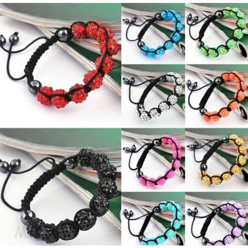 Gdf2s+Free Shipping+.10Pcs/Lot Mixed 10Color Resin hotsale bead jewelry.best crystal Bracelet For men