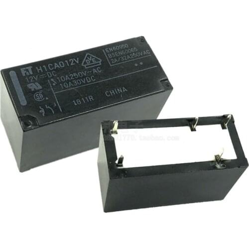HOT NEW 12V relay FTR-H1CA012V F.T-H1CA012V FT H1CA012V H1CA012V One on one off DC12V 12VDC 12V 10A 5PIN