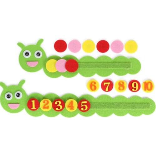 Caterpillar Childrens Hand-made Educational Toys Kindergarten Funny Manual DIY Weave Cloth Early Learning Kids Toys