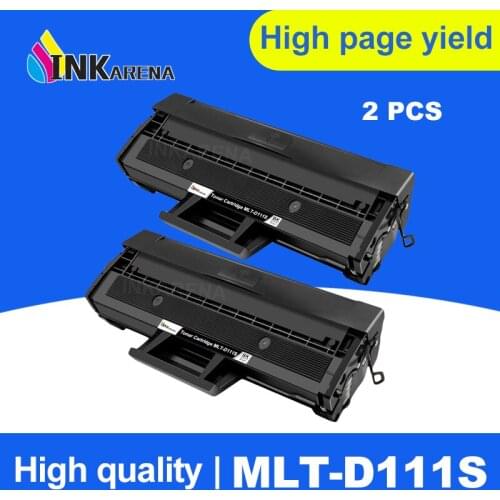 INKARENA 2pcs Compatible mlt-d111s Toner Cartridge For Samsung 111 M2020W M2022 M2022W M2070 M2070FW M2070W M2071FH Black