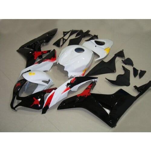 Motorcycle Fairing kit for HONDA CBR600RR F5 07 08 CBR 600RR CBR 600 RR 2007 2008 ABS Red white black Fairings set+Gifts HC32