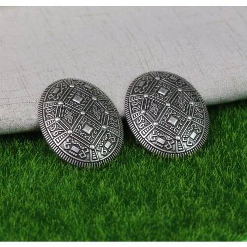 Langhong 1pcs Fibula brosch Nordic Vikings Amulet Sweden Scandinavian Fibula Brooches Viking brosch jewelry Talisman