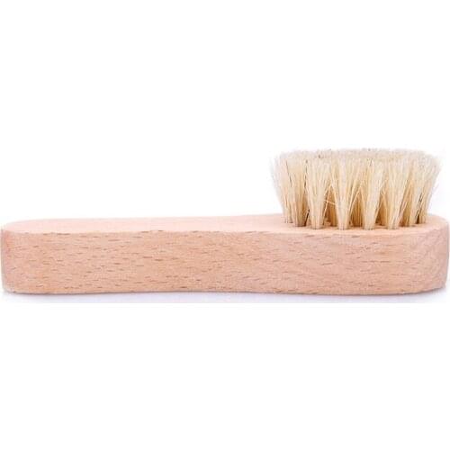 Small Shoe Brush for Kids Wooden Montessori Practical Materials for Shoes Cleaning Working Learn Basic Skill Early Education