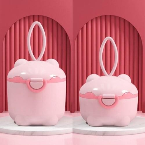 Mini Baby Milk Powder Container Box With Spoon Portable Baby Food Storage For Snacks Fruit Container Feeding Stuff Bpa Free