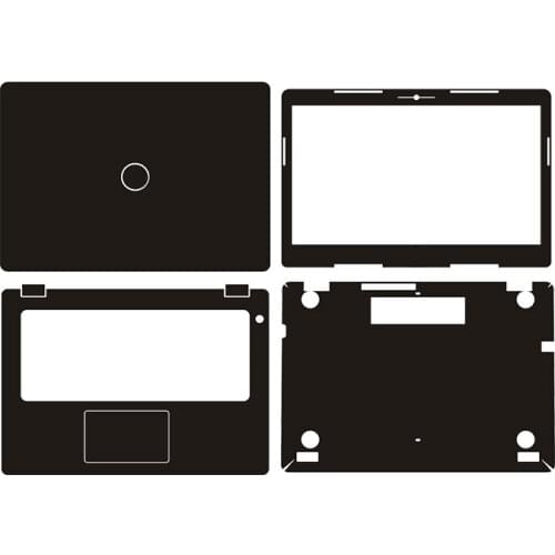 Laptop Sticker Skin Decals Carbon fiber Cover Protector for DELL Inspiron 3480 Vostro 3480 Latitude 3490 14"