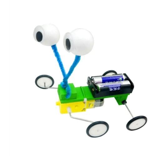Small scientific inventions scientific experiments electric model crawler assembly robot DIY material package equipment