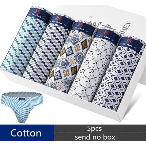 New Arrival 5pcs/lot 100% Cotton Briefs Mens Comfortable Underpants Man Underwear Plus Size 5XL Drop shipping Sexy Underwear