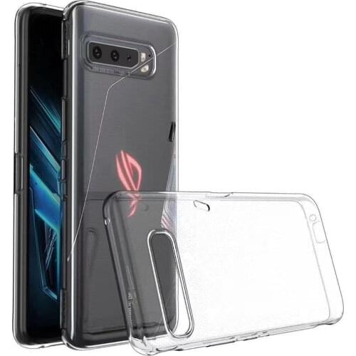 Offical Original Phone Case for ASUS Rog Phone 3 ZS661KS RogPhone3 Soft Crystal Clear Silicone Ultra Thin Transparent Back Cover