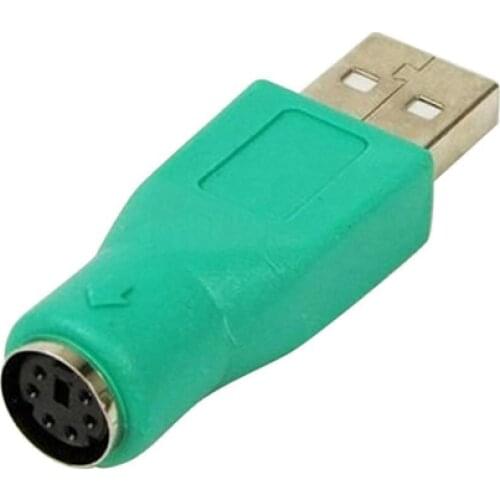 2021 USB Male Port to PS/2 Female Converter Adapter for PC Computer Keyboard Mouse