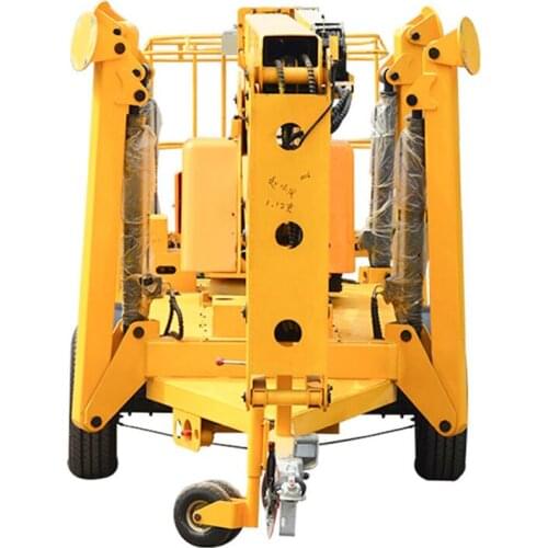 Kinglift CE ISO approved 360 degree rotating working platform aerial working lift towable boom lift for construction
